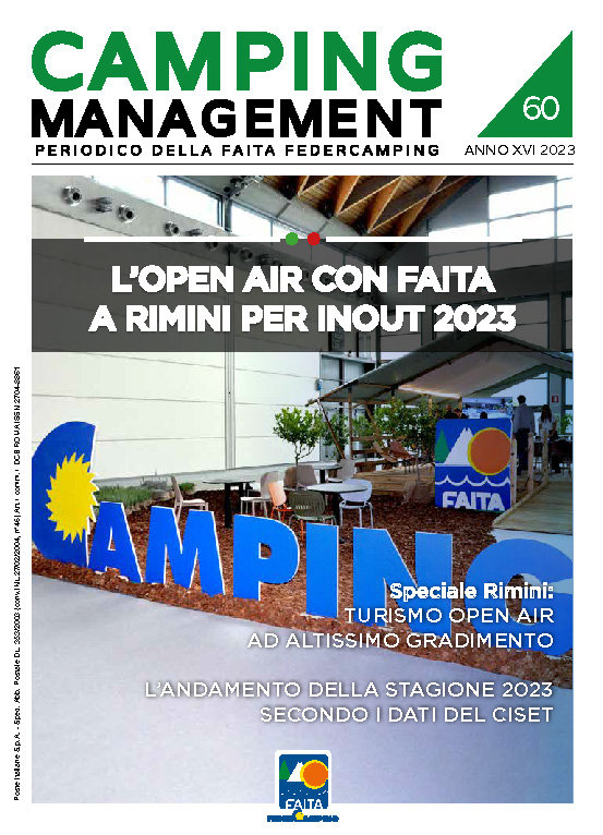 Camping Management è il magazine di informazione e aggiornamento pubblicato dalla Federazione. Vuole essere uno strumento a disposizione della categoria per la tutela e rappresentanza degli interessi degli operatori.